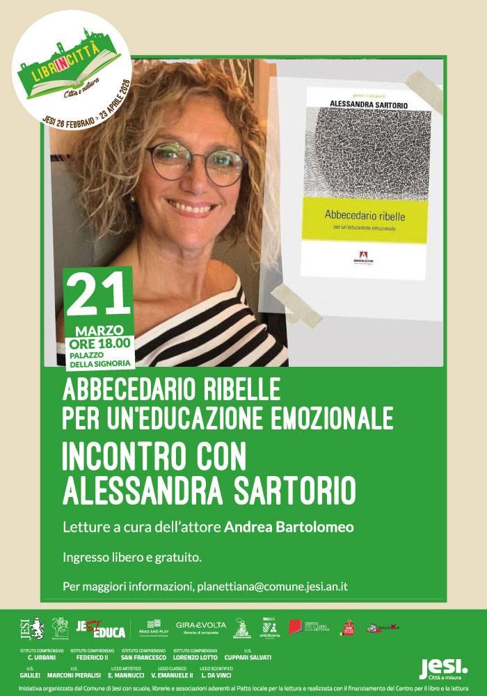 Locandina completa incontro con Alessandra Sartorio