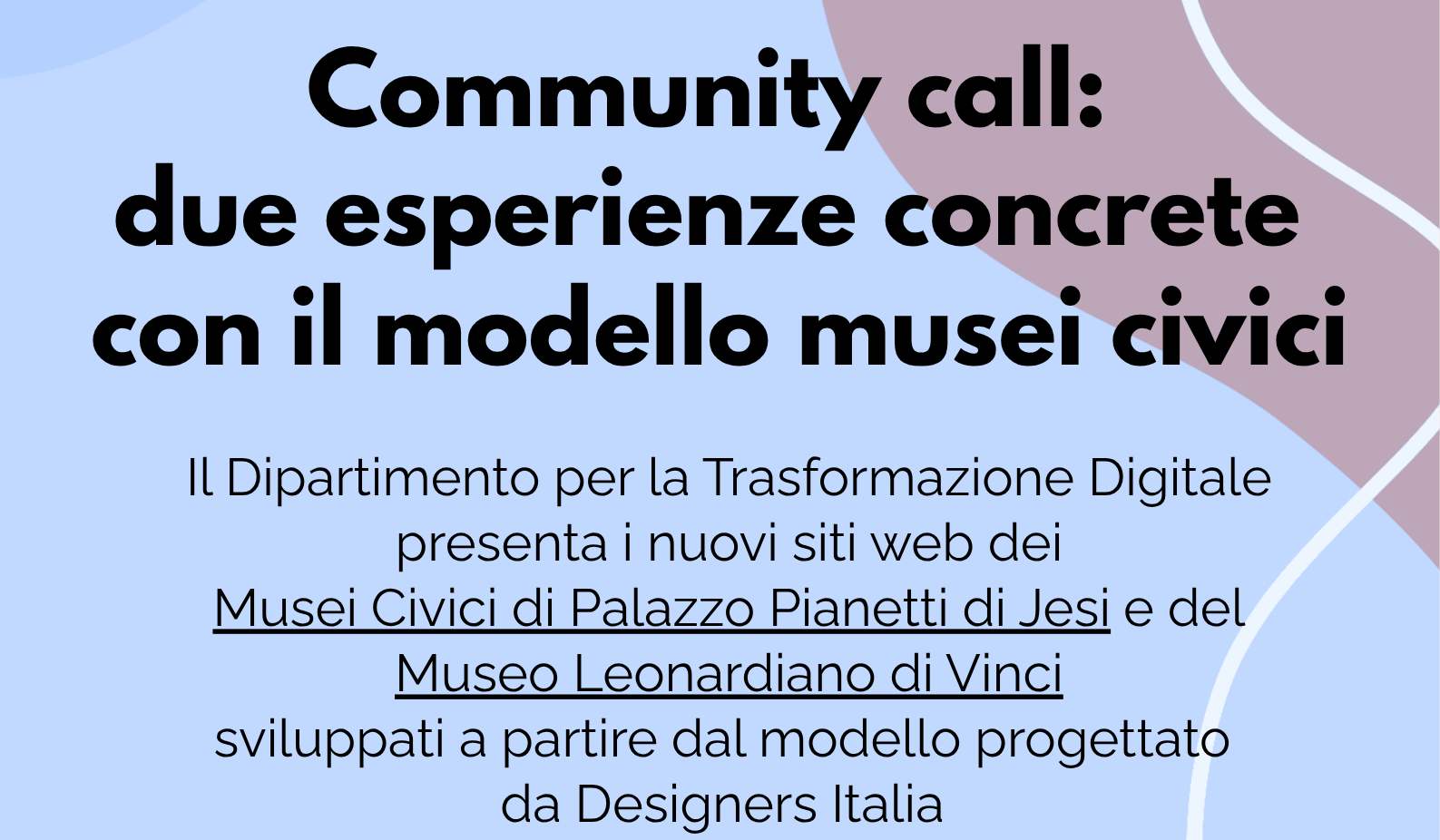 Locandina presentazione online sito PP