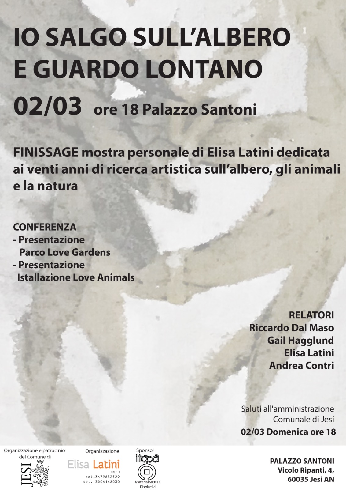 Locandina finissage mostra Latini