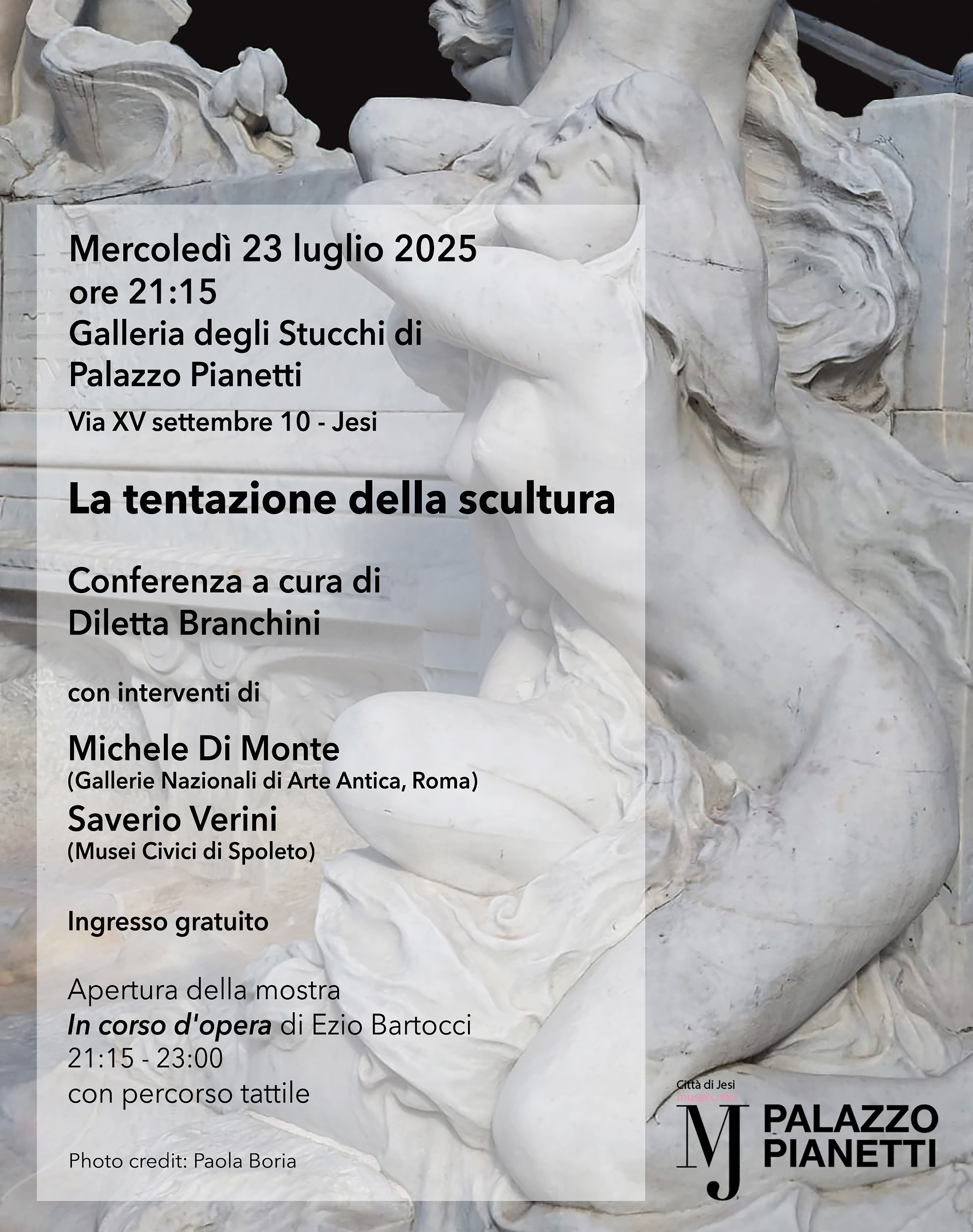 Locandina conferenza Branchini