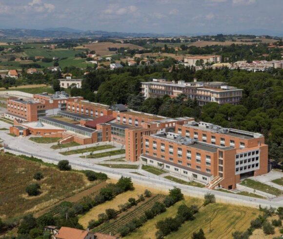 Veduta aerea dell'ospedale