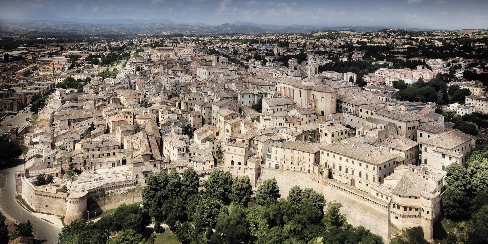 Veduta di Jesi dall'alto
