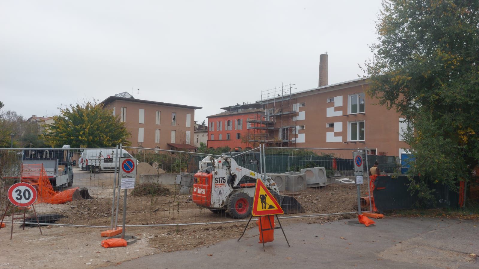 L'area oggetto dei lavori L'area oggetto dei lavori