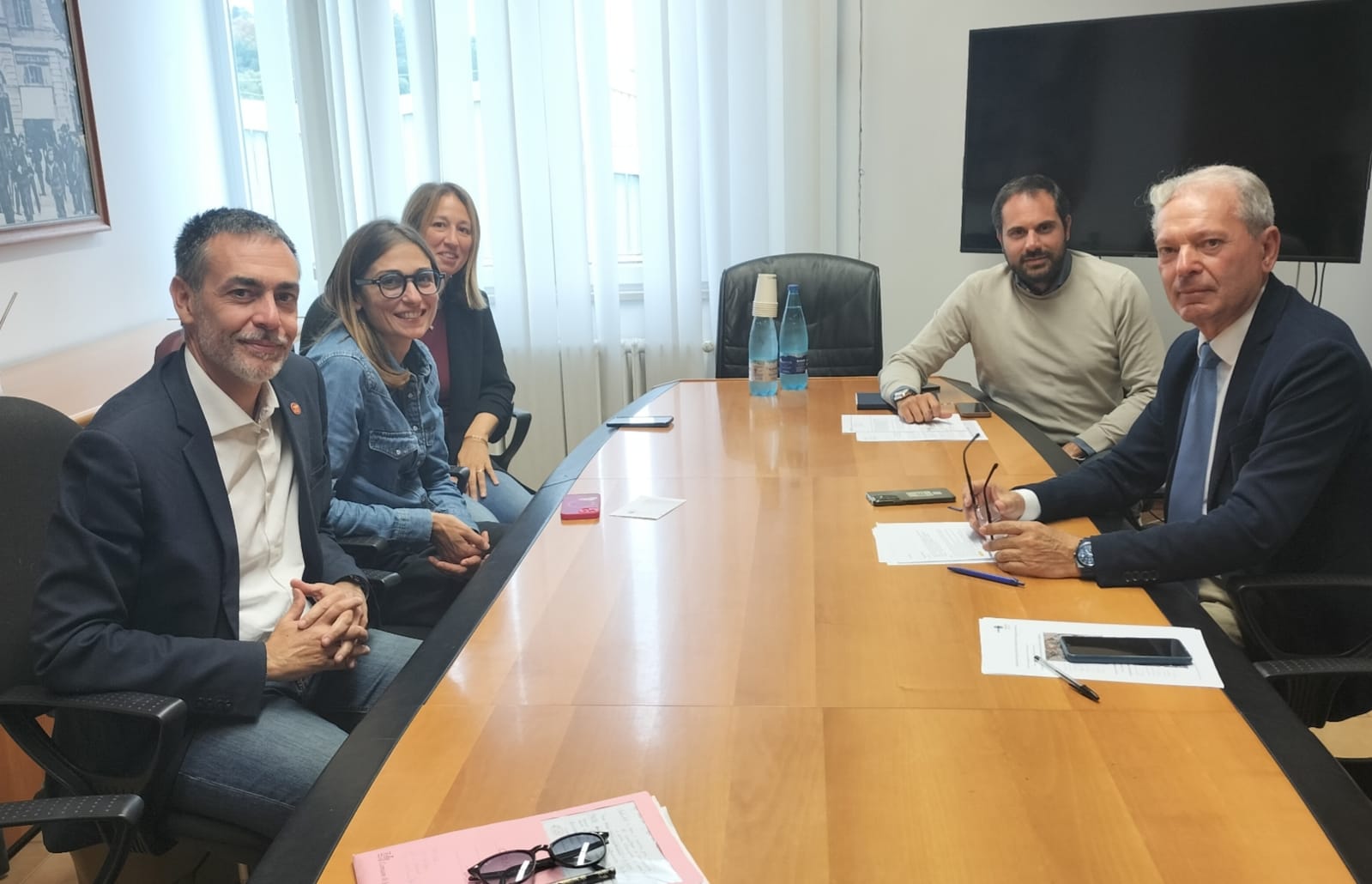 L'incontro tra l’Amministrazione comunale e i responsabili di Conerobus