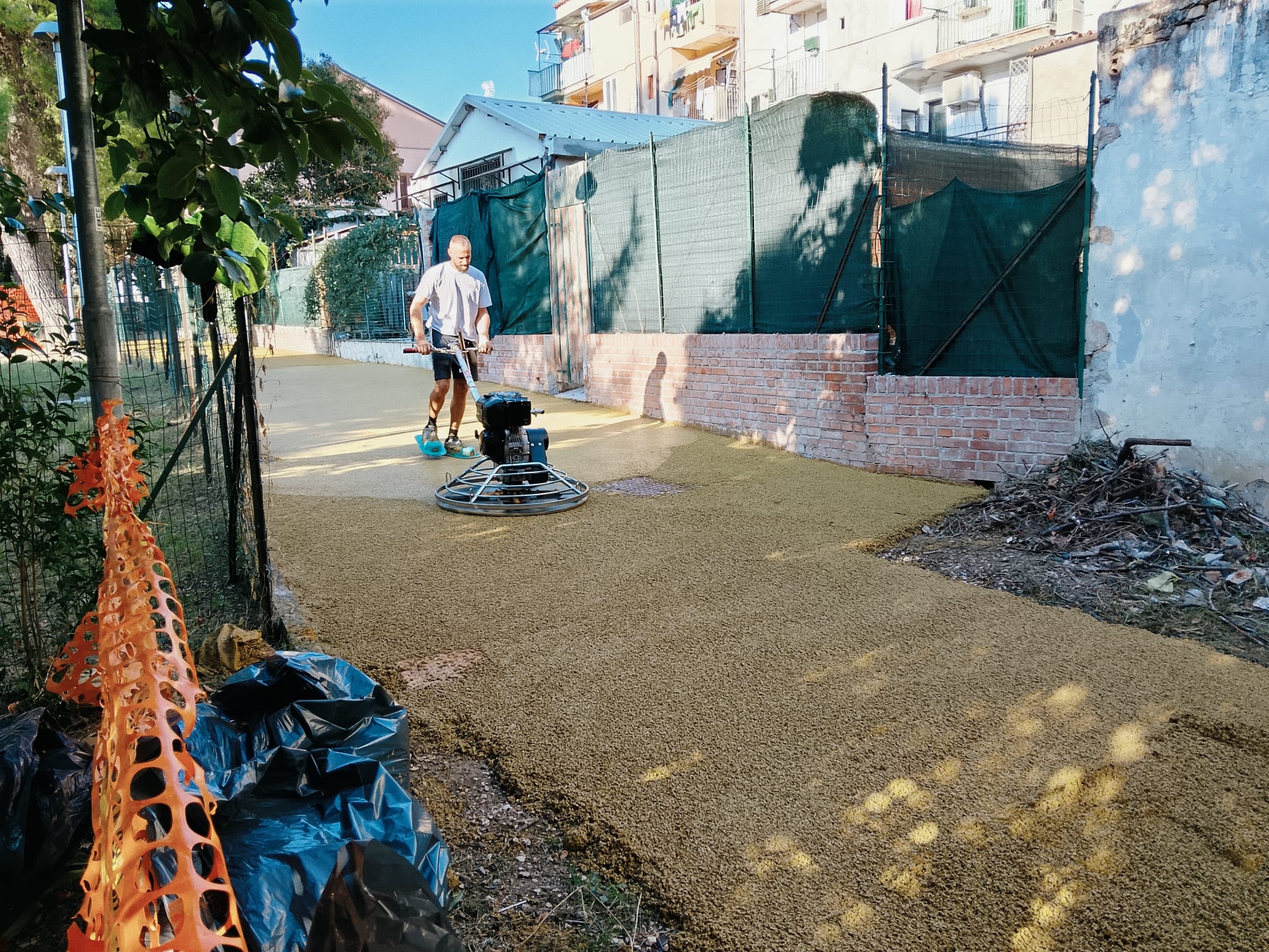 I lavori al Parco Granita I lavori al Parco Granita
