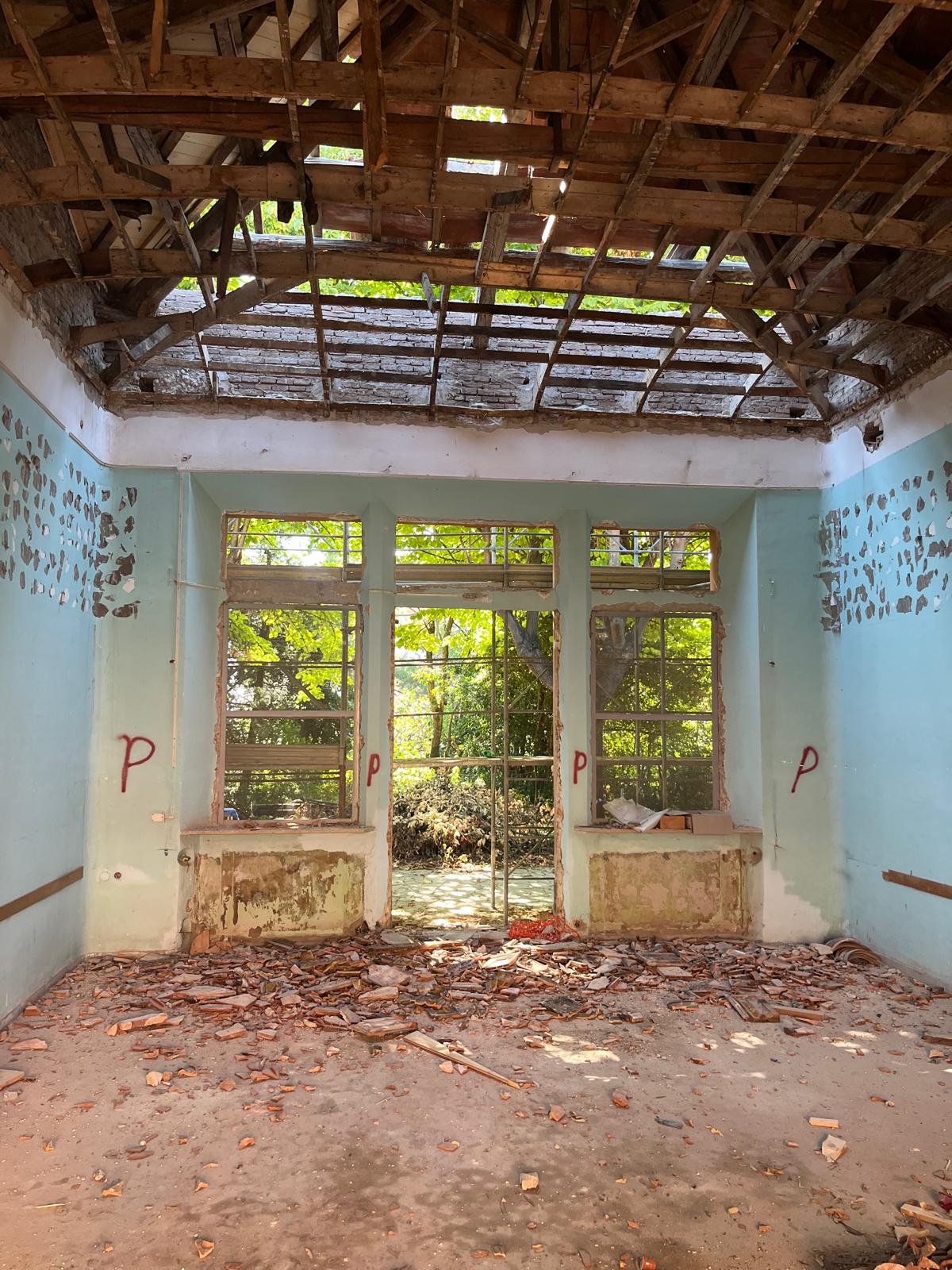 cantiere nella casa di riposo