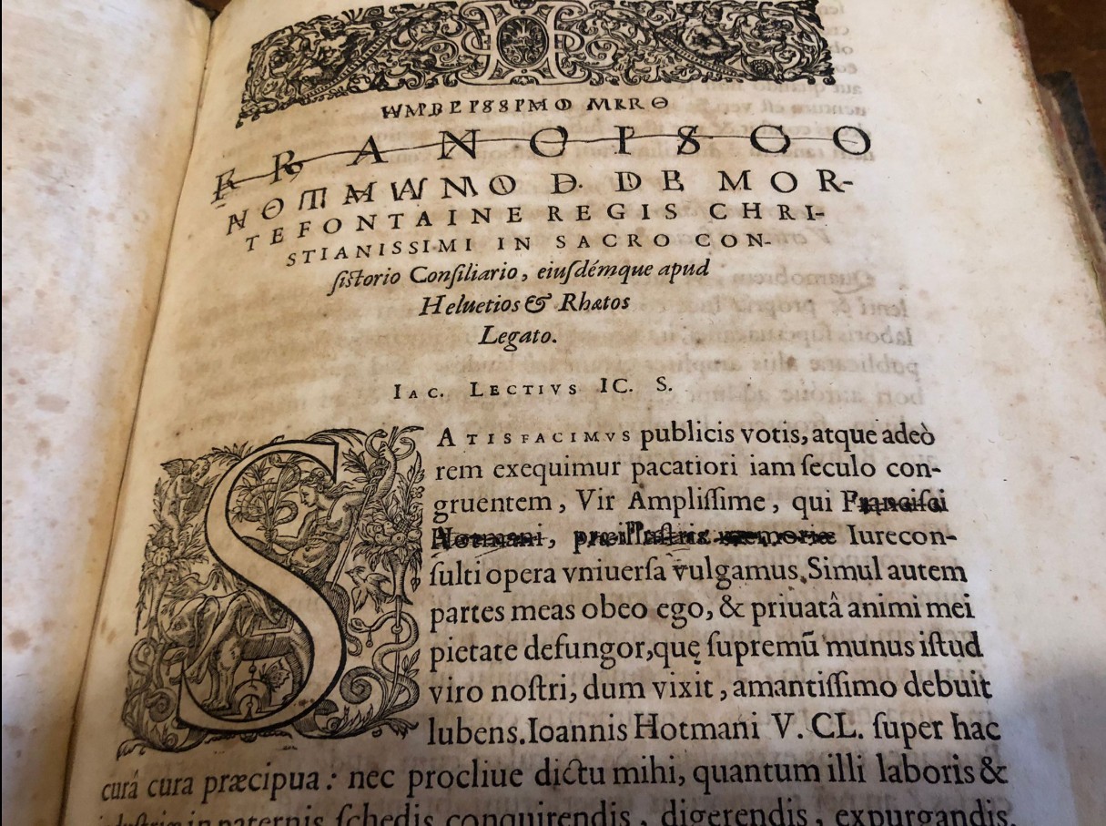 Una pagina del libro
