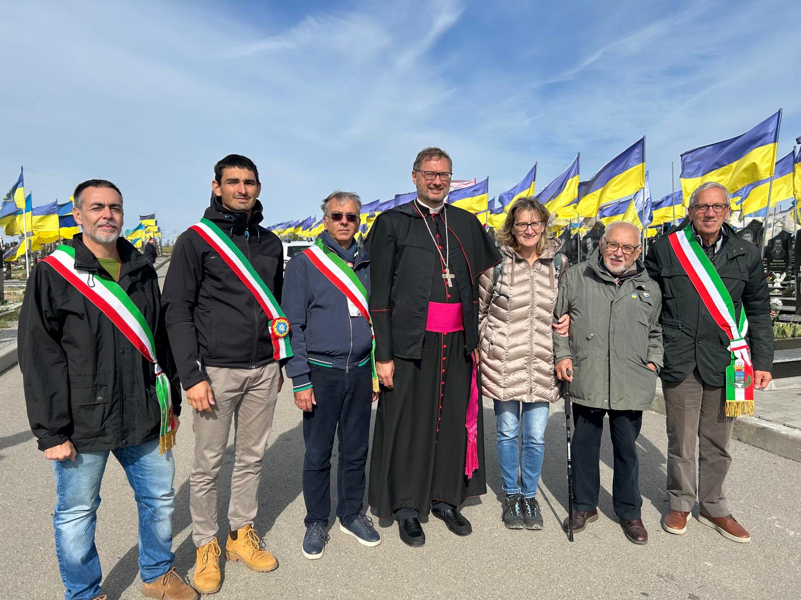 foto di alcuni sindaci partecipanti al giubileo