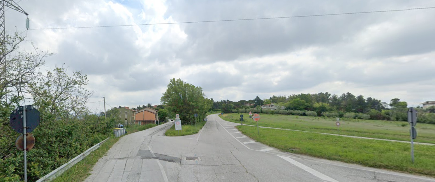 Incrocio di Via Agraria con Colle Paradiso
