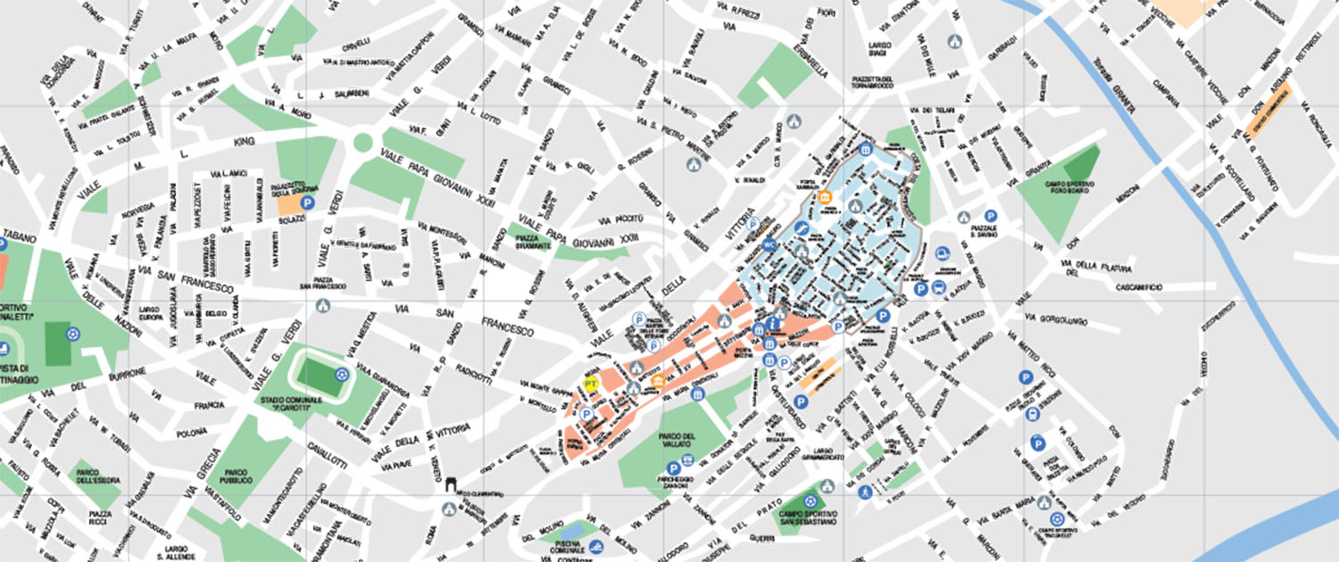 Mappa della città