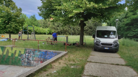 Nuovi giochi al parco del Ventaglio
