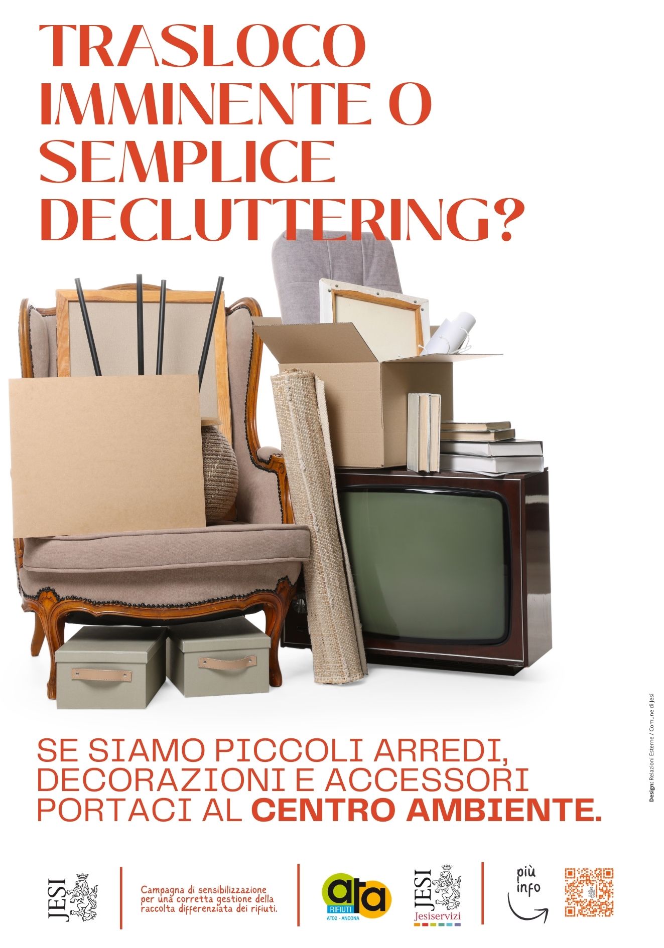 Trasloco imminente o semplice decluttering? Piccoli arredi, decorazioni e accessori vanno al centro ambiente