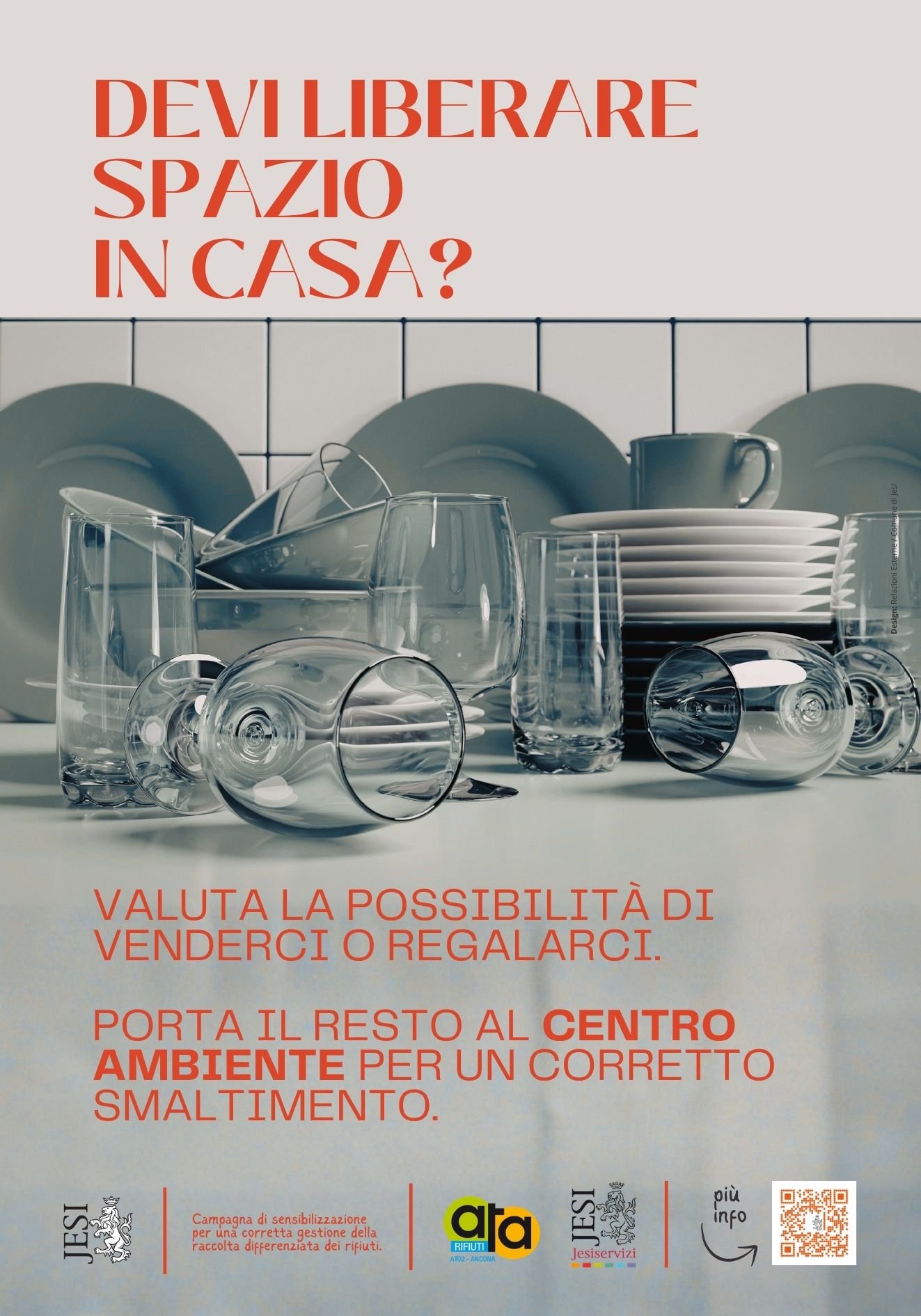 Devi liberare spazio in casa? Valuta la possibilità di venderci o regalarci. Porta il resto al centro ambiente