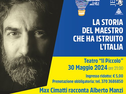 Locandina dello spettacolo di Max Cimatti