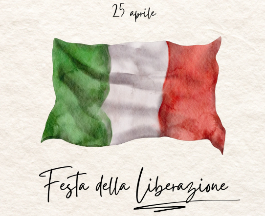 25 aprile festa della liberazione Bandiera Italia