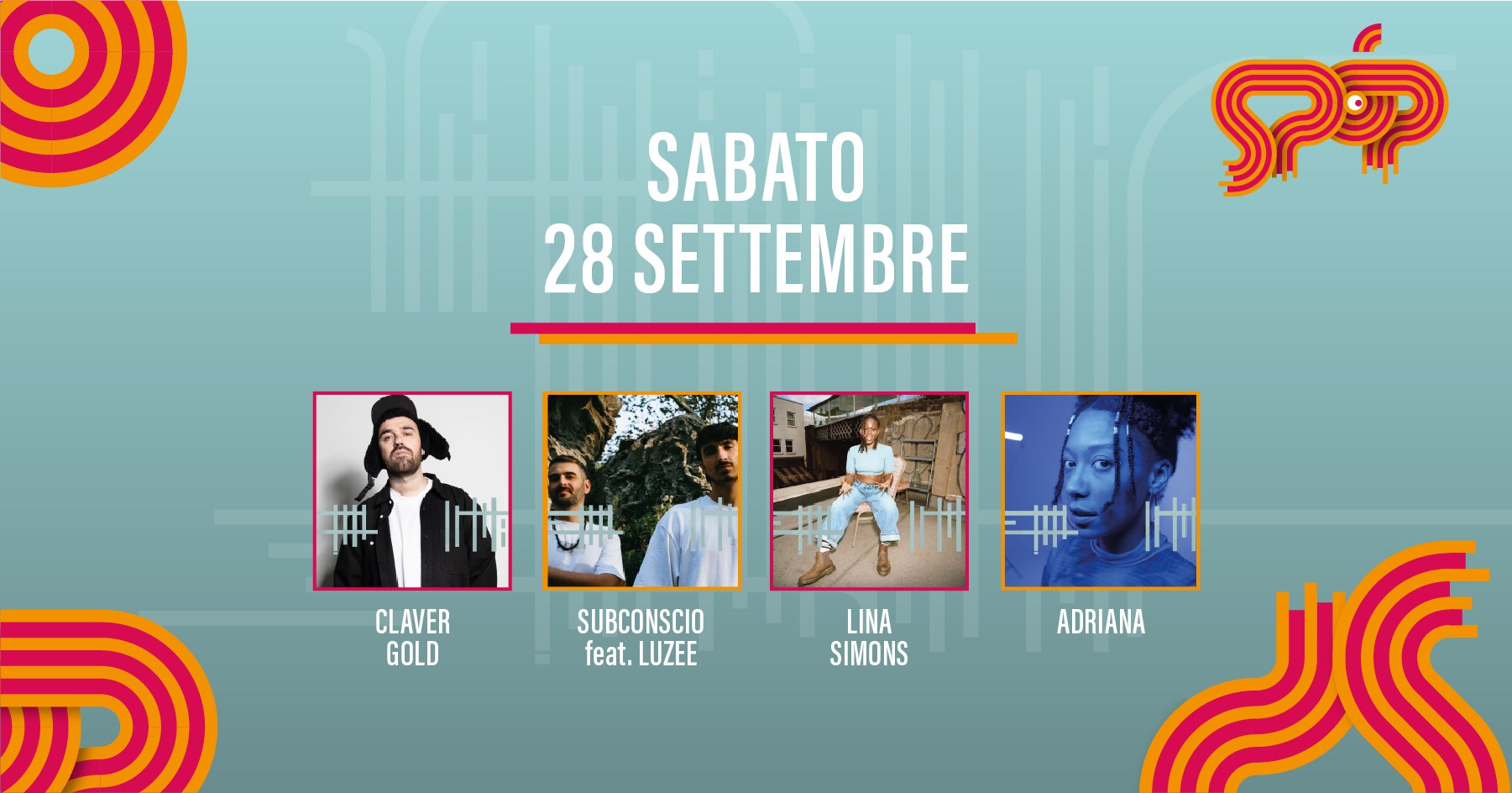 Locandina Claver Gold, Luzee feat. Subconscio, Adriana e Lina Simons