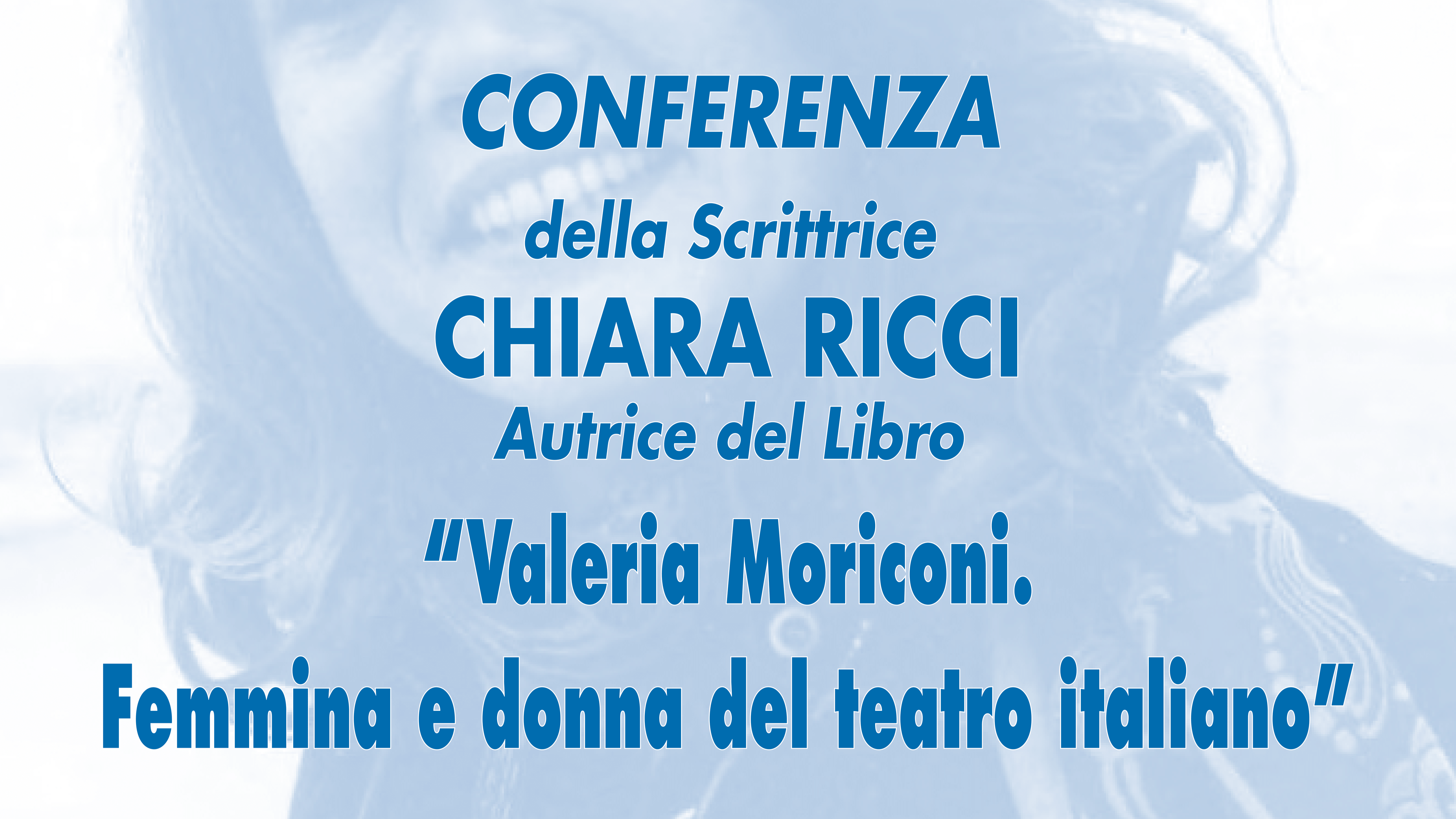Locandina dell'evento.