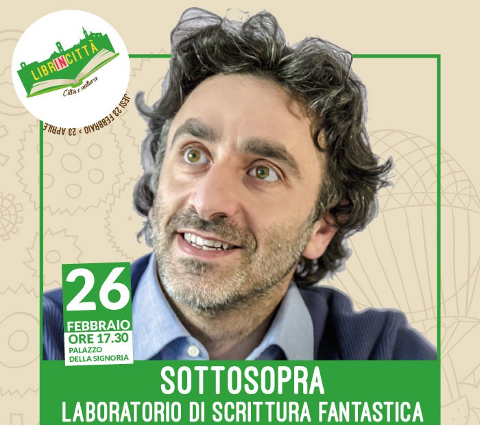 Primo piano dello scrittore Caporaso