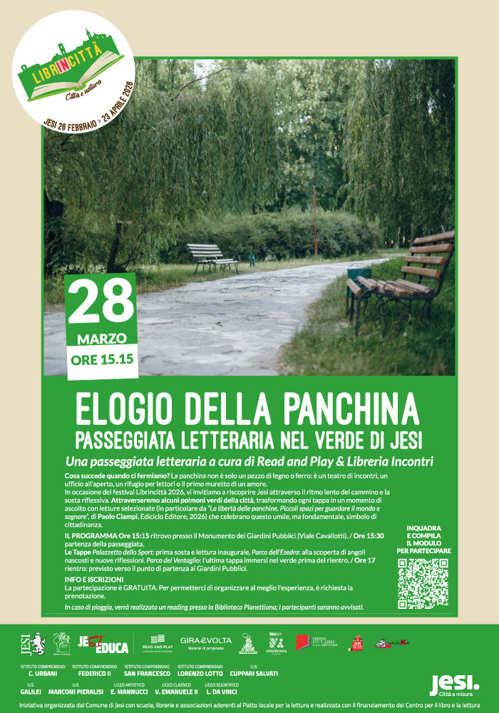 Panchine in giardino pubblico