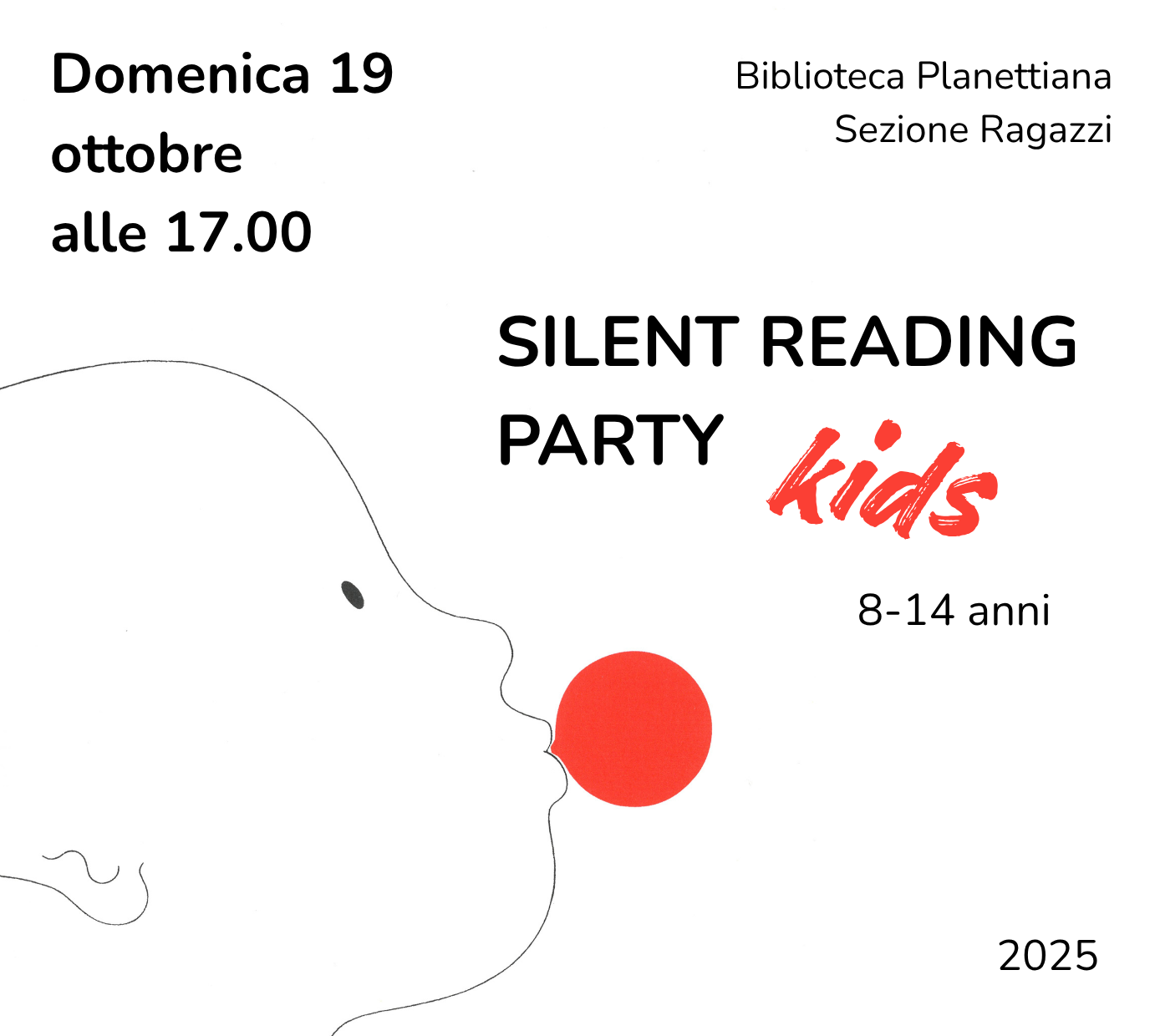 Locandina silent reading party