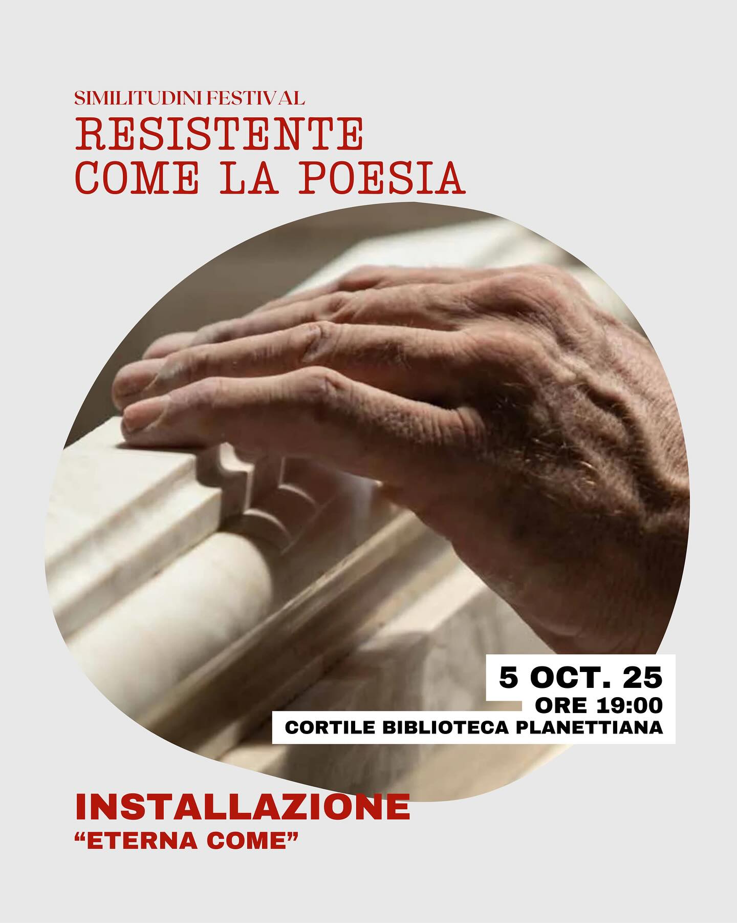 Installazione eterna come