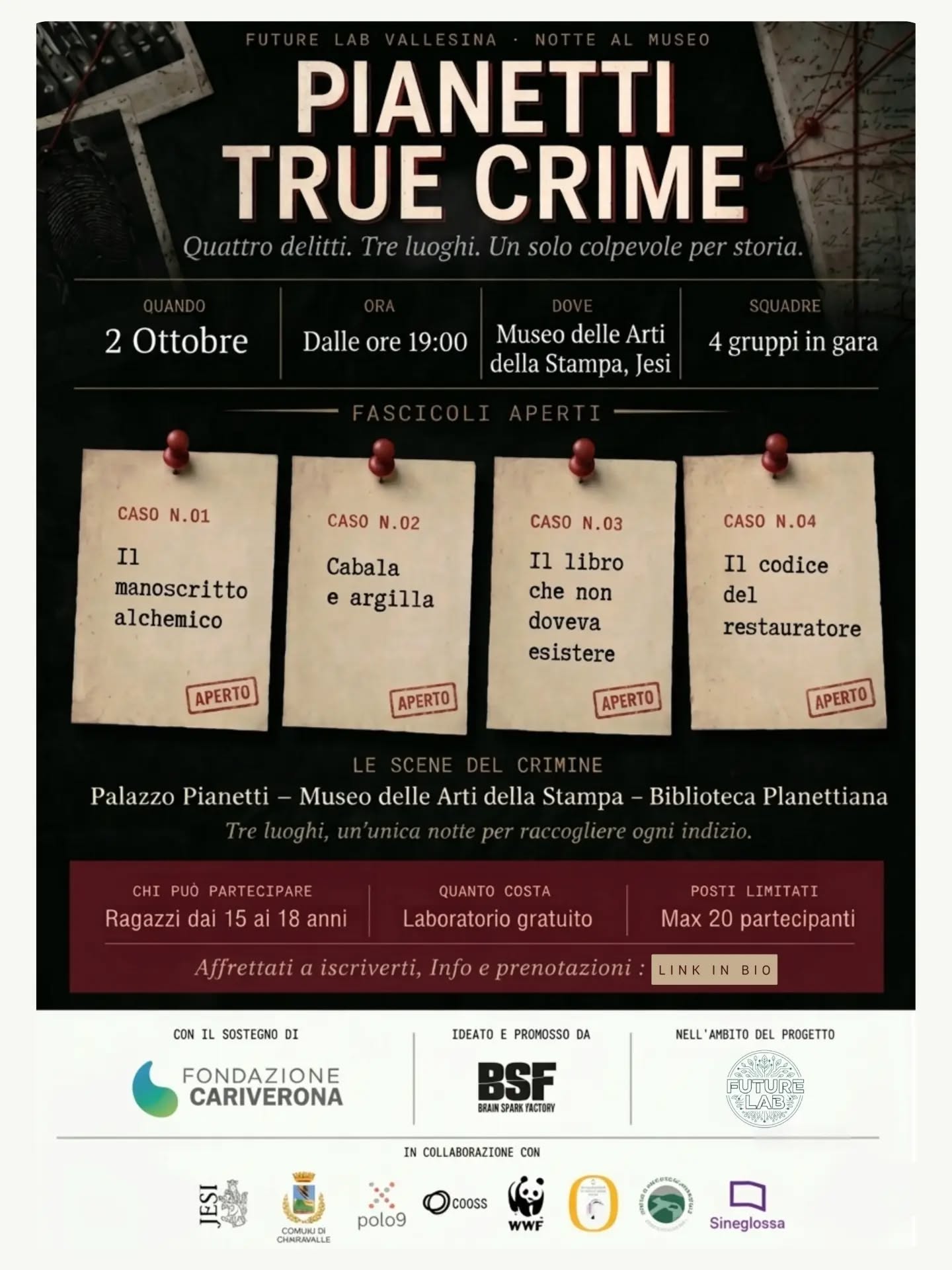locandina pianetti true crime