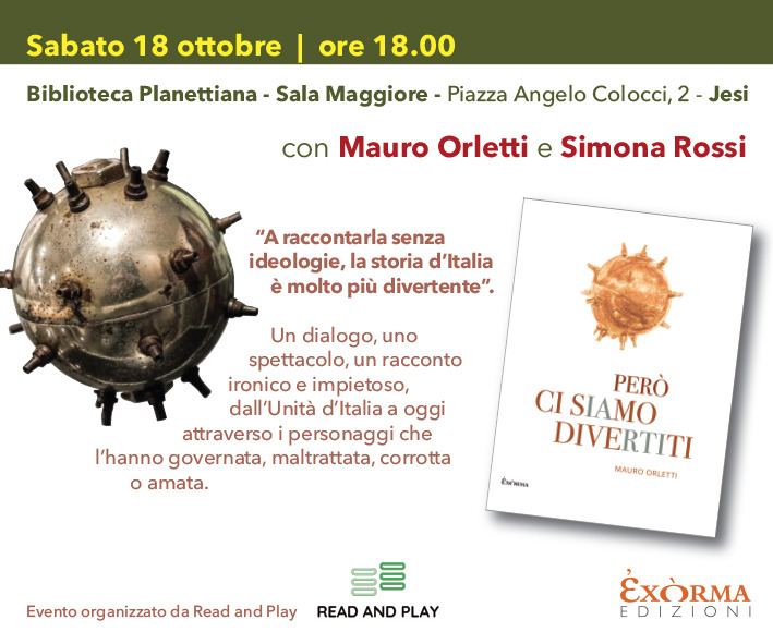 Locandina presentazione libro Mauro Orletti