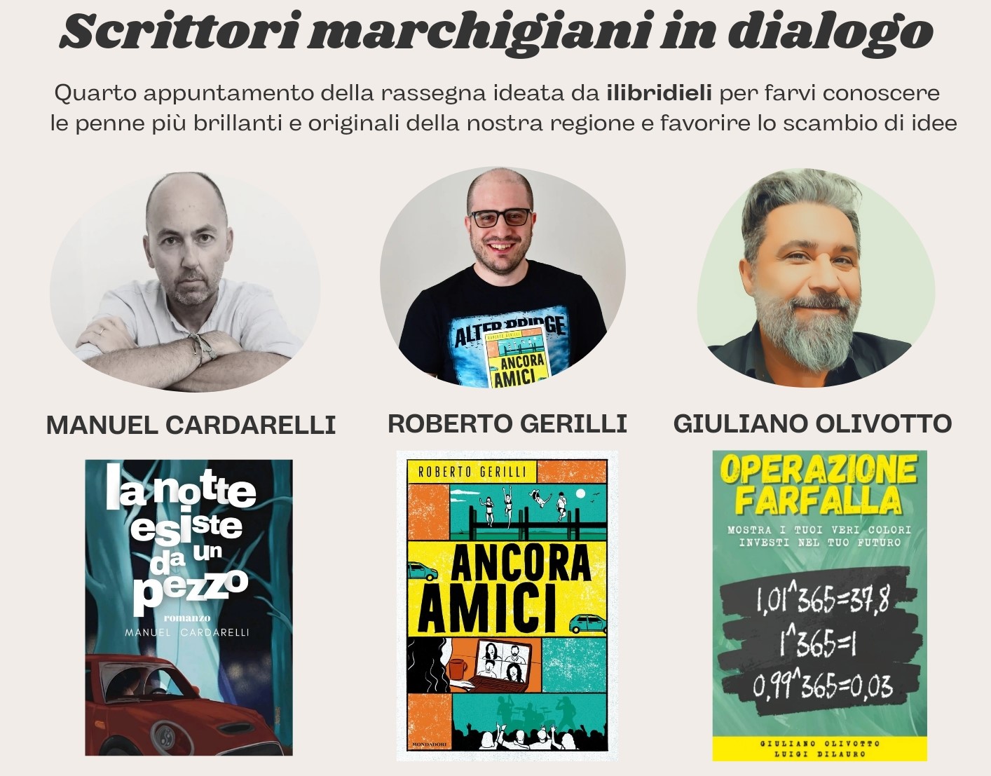 Scrittori marchigiani con i loro libri