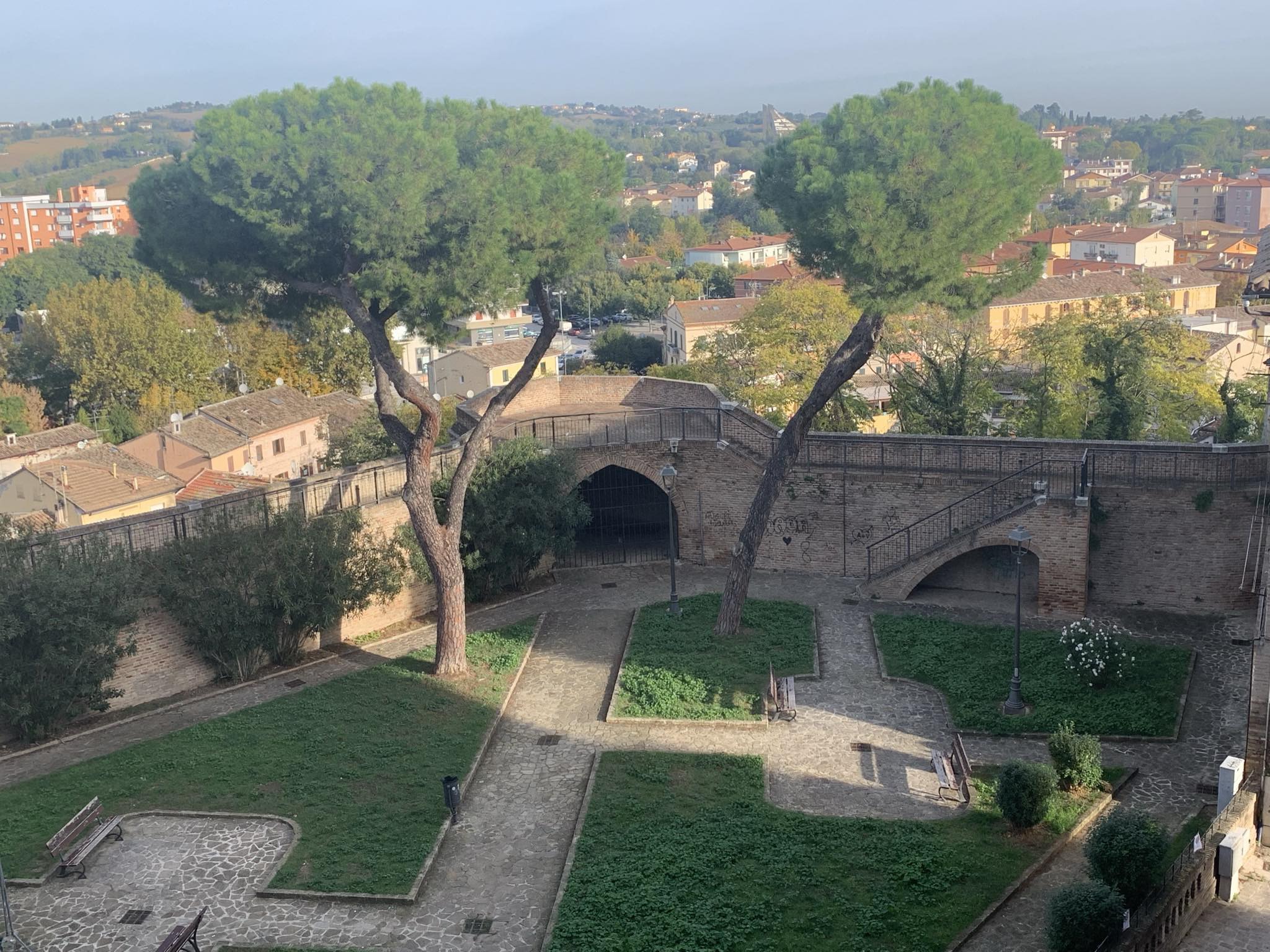 Foto paronamca dei giardini