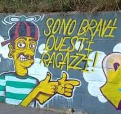 Un immagine di graffito realizzato