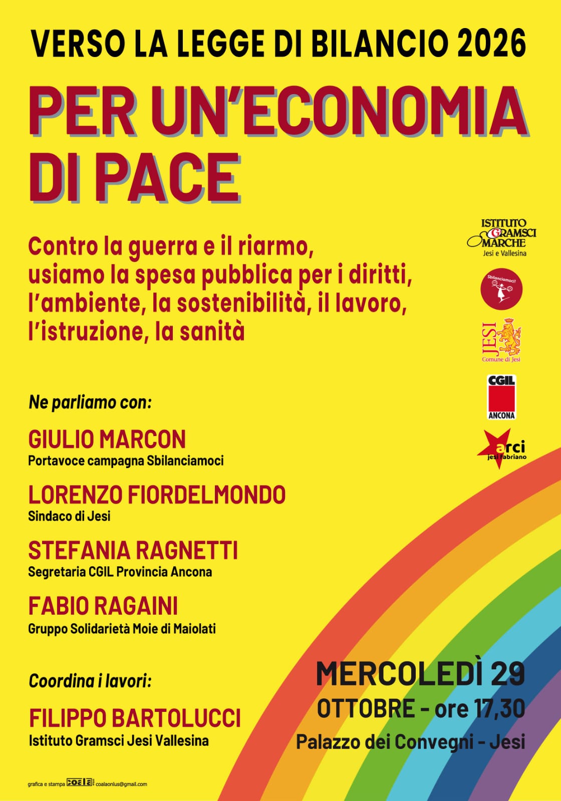 Locandina dell'inziativa