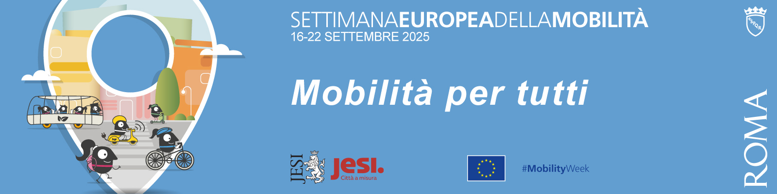 Banner della Settimana Europea della Mobilità Banner della Settimana Europea della Mobilità