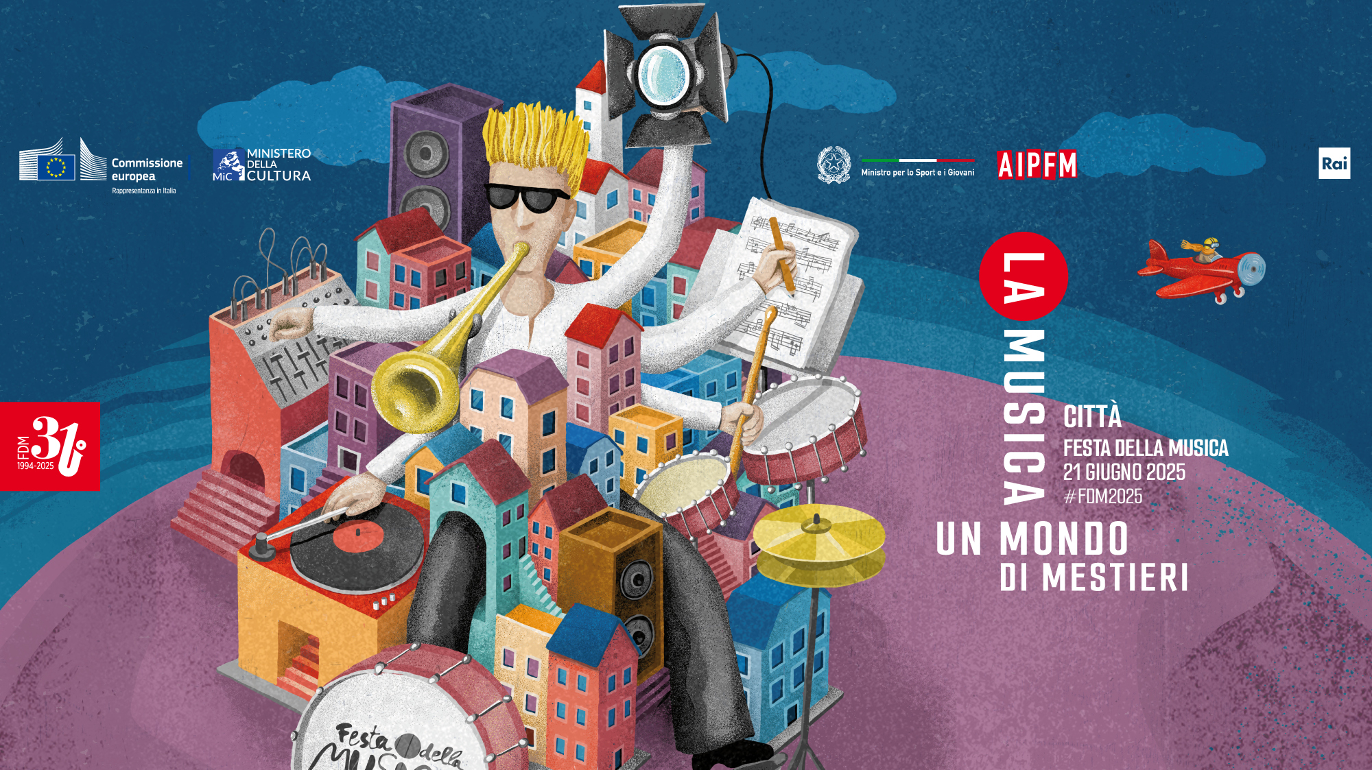Locandina della Festa della Musica Locandina della Festa della Musica