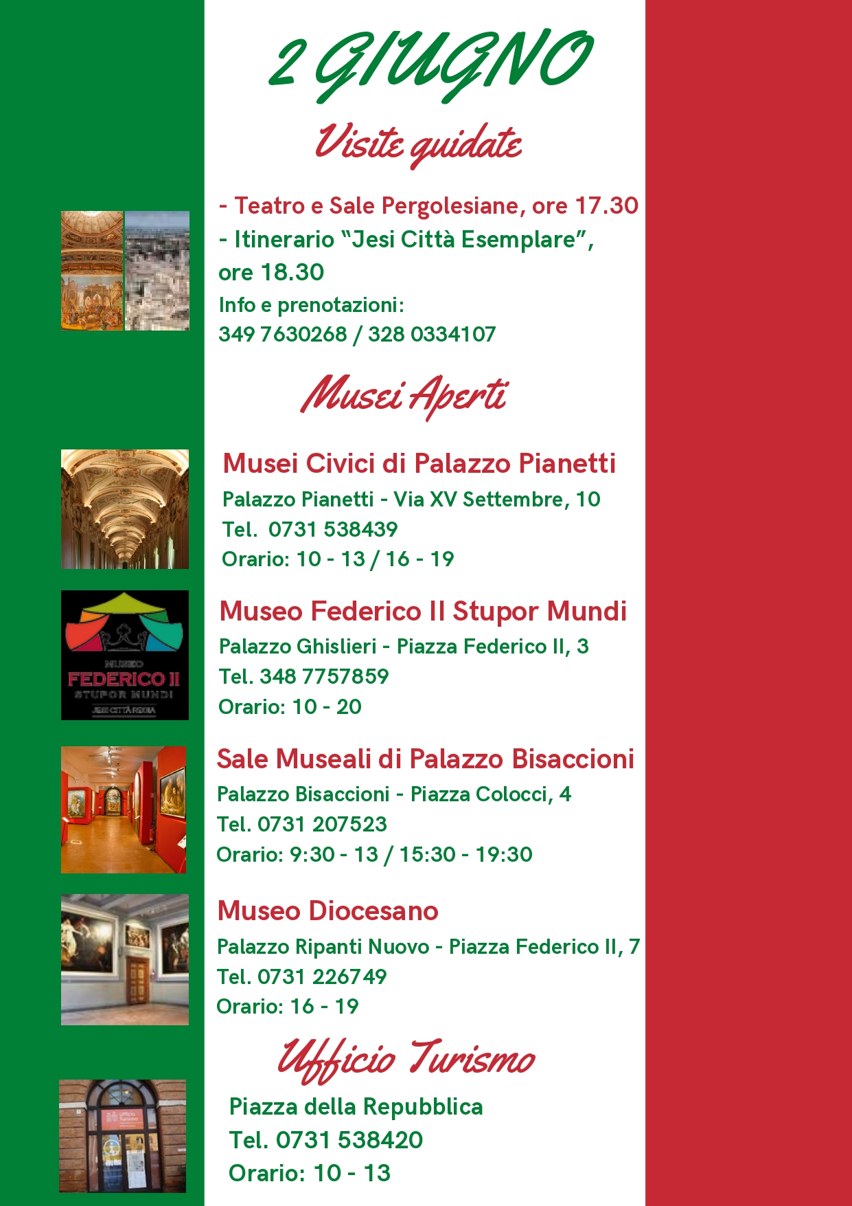 Locandina aperture 2 giugno