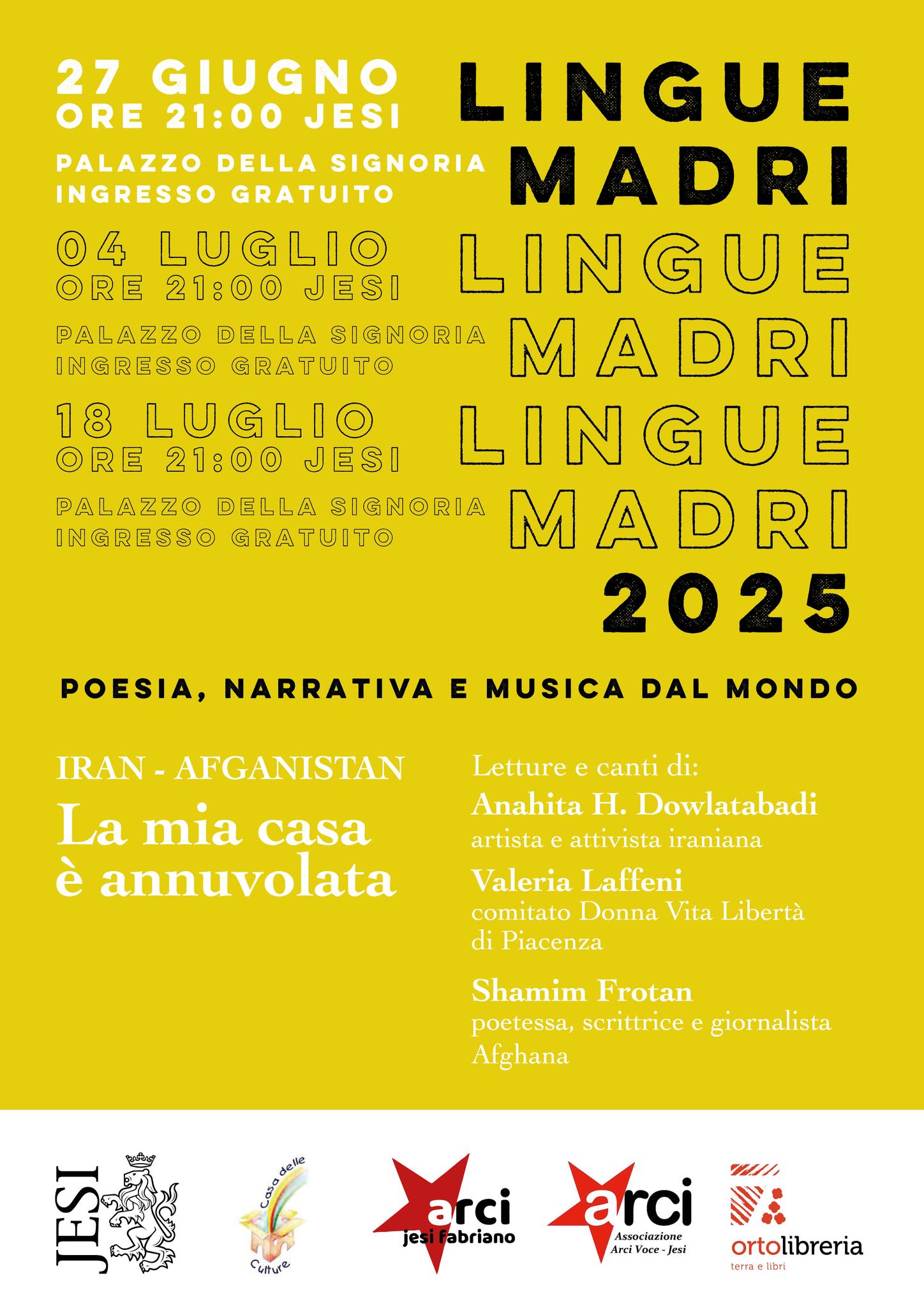 Locandina lingue madri