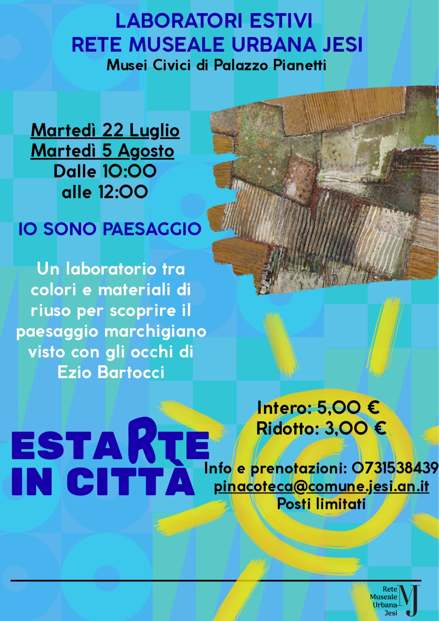 Locandina didattica estiva Palazzo Pianetti
