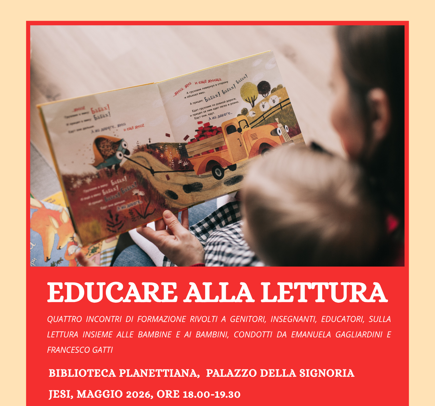 Libro aperto in lettura