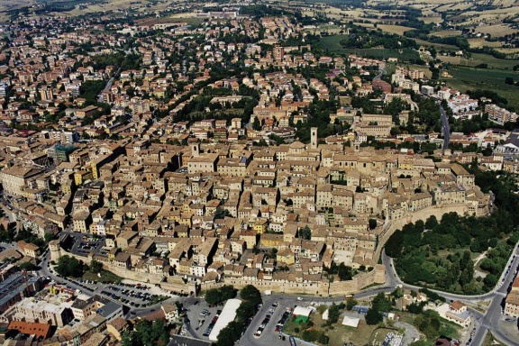 Foto area della città di Jesi
