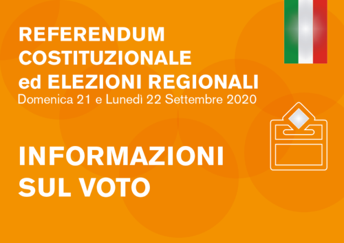 Referendum ed elezioni regionali 2020